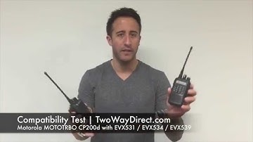 COMPATIBILITY TEST: Motorola CP200d vs Vertex EVX530