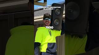 J’ai encore les tympans qui saignent…#musique #chantier #construction #australie #expatlife