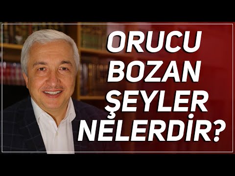 Orucu bozan şeyler nelerdir? - Prof.Dr. Mehmet Okuyan