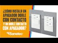 Cómo instalar un apagador doble con contacto y un doble contacto con apagador