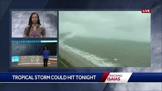 Isaias expected to reach hurricane strength as it makes landfall in the Carolinas