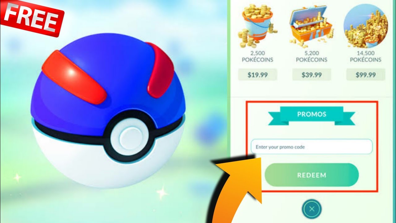 Pokemon Go New Promo Code, Pokemon Go Free 100 Pokecoins Promo Code