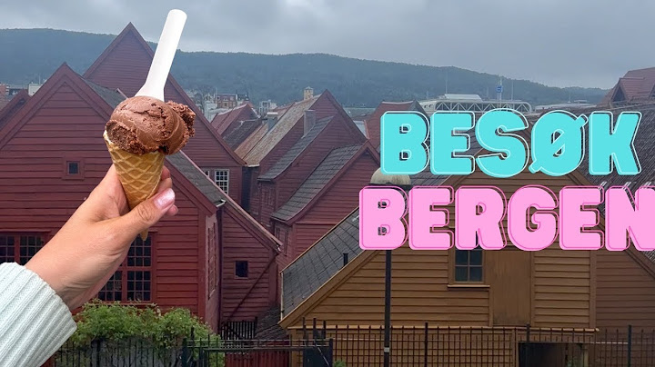 Jeg besøkte Bergen - Norwegian Vlog