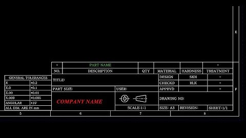UG-NX DRAFTING TIPS AND TRICKS- HOW TO ADD BORDER AND ZONES IN NX-UG