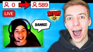 Brawl Stars Streamer mit 0 Zuschauern überraschen!! *eskaliert* ?