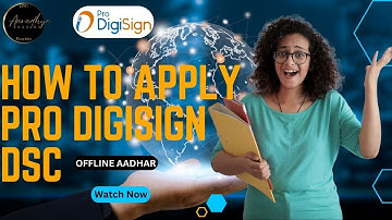 HOW TO APPLY PRO DIGISIGN DSC (DIGITAL SIGNATURE CERTIFICATE)