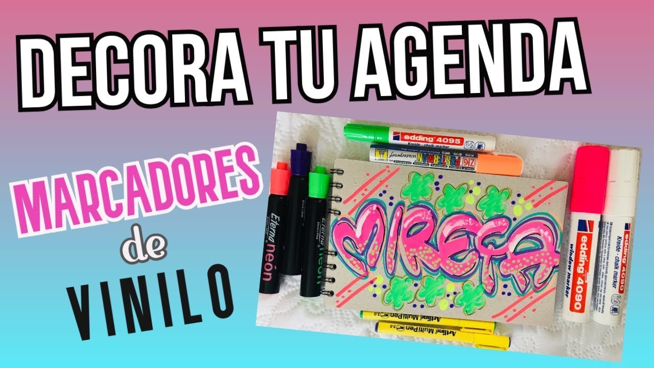 DECORA CON MARCADORES DE VINILO - LETRA TIMOTEO - MIREYAK14