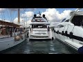 Ichiban - Super Yacht - leaving St Tropez marina