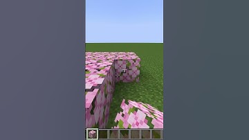 PLACING 110 CHERRY LEAVES 🎧 Satisfying ASMR: Placing & Breaking Blocks in Minecraft