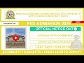 MSCB University PhD Admission 2026-27 Notification | Eligibility, Dates &amp; Seats