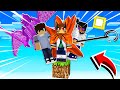 SOBREVIVENDO em APENAS 1 BLOCO no MINECRAFT com PODERES DE NARUTO!