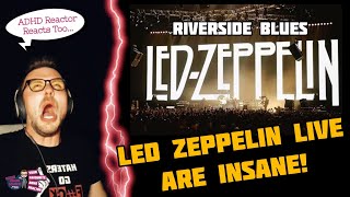 LED ZEPPELIN LIVE ARE INSANE! (ADHD Reaction) | LED ZEPPELIN - RIVERSIDE BLUES (BBC SESSION)