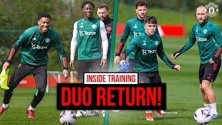 Martial & Evans Return To Training Ahead Of Crystal Palace! 🏃‍♂️ | INSIDE TRAINING by Manchester United 99,548 views 3 weeks ago 3 minutes, 58 seconds