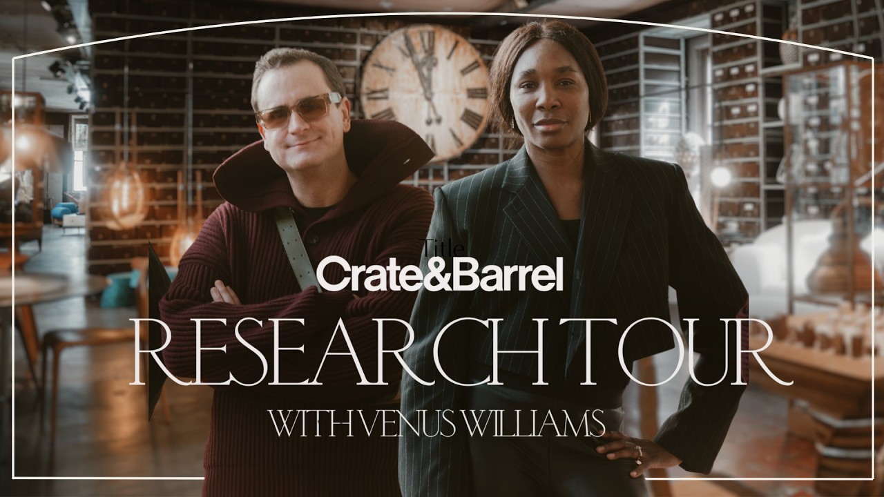 Crate & Barrel Research Tour with Venus Williams