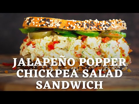 JALAPEÑO POPPER CHICKPEA SALAD SANDWICH | Vegan Richa Recipes by Richa Hingle