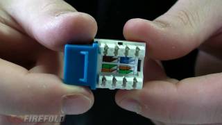 Networking 101: How To Punch Down Cat5/E/Cat6 Keystone Jack  FireFold