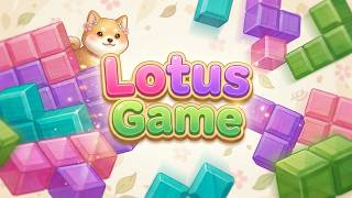 Calm Wood Block Puzzle: Lotus Game Mobile Gameplay Android screenshot 2