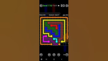 How To Solve Flow Free Premium 11x11 Mania Level 116 Hard Board Walk Through Solution Walkthrough