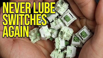 A New Keyboard Switch for the Lazy - Matcha Latte Switches