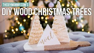 This trio of Christmas trees are the perfect DIY for a Holiday table centerpiece or a festive mantel. ❤ Subscribe to my channel for 