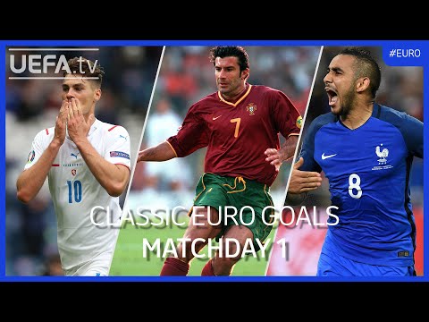 Classic EURO Goals  | Matchday 1 | Schick, Figo, Payet...