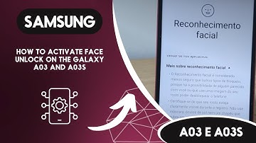 How to activate face unlock on the Galaxy A03 and A03s