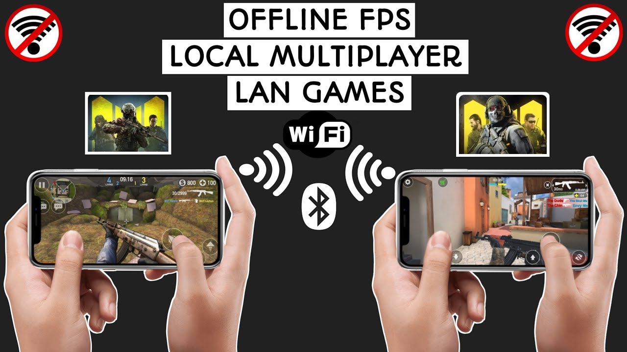 Top 10 FPS Offline Local Multiplayer Android and iOS Games 2020 (Lan,Blutooth,WiFi) 