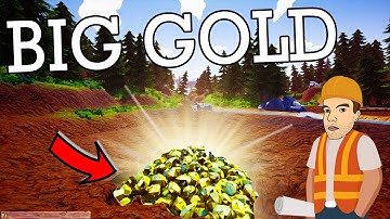 Getting the BIG GOLD by digging deep in Hydroneer!