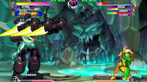 MVC2 - eddieht (SSCap) vs  Double-REA-Bass (Morrigan Rogue Colossus)