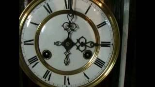 Старинные настенные часы Friedrich Mauthe