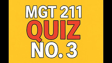 Mgt211 Quiz no 3 solution 2025