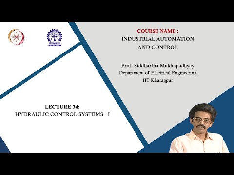 Lecture 34 : Hydraulic Control Systems - I