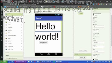 MIT App Inventor Tutorials - How to make a Hello World app with an exit button