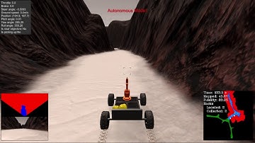 Rover running in autonomous mode