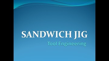 Sandwich Jig - List of Components, Jig & Component Design & Its Assembly