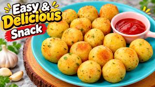 Crispy Garlic Potato Balls 🥔🧄 | Easy & Delicious Snack screenshot 2