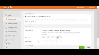 الدخول للنانوستيشن بواسطة راوتر تندا ب اي بي ادرس|Entry nanostation via Tenda router with IP address