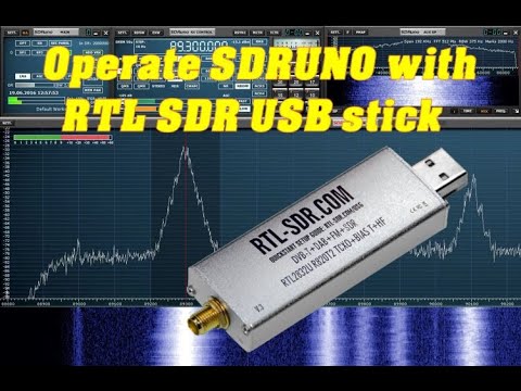 SDRUNO mit RTL SDR USB Stick betreiben