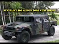 Military HMMWV: Complete Painting Process, from start to finish & 4 door top install