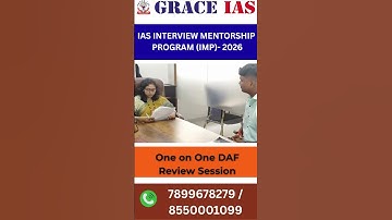 Interview Mentorship Program (IMP)- 2026 | One on One DAF Review Session | Sanju Singh Madam