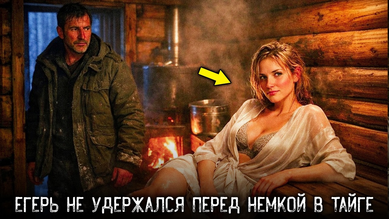 ЕГЕРЬ УВИДЕЛ ОДИНОКУЮ НЕМКУ НА ПОЛКЕ В БАНЕ. Она попросила не уходить и...