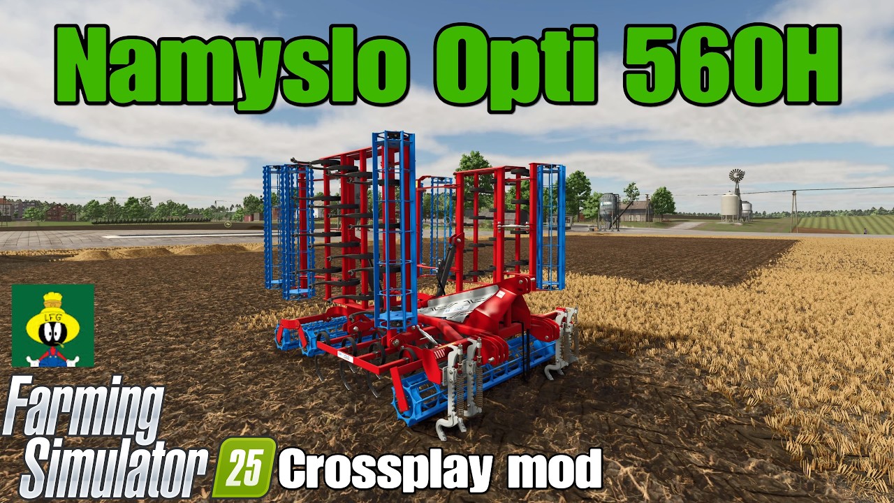 Namyslo Opti 560H / FS25 crossplay mod - YouTube