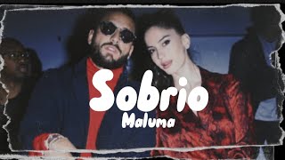 Maluma - Sobrio (letra/lyrics)