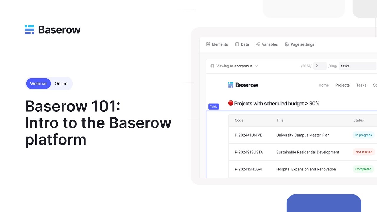 Baserow 101: Getting Started with the No-Code Database & App Builder (Beginner Tutorial)