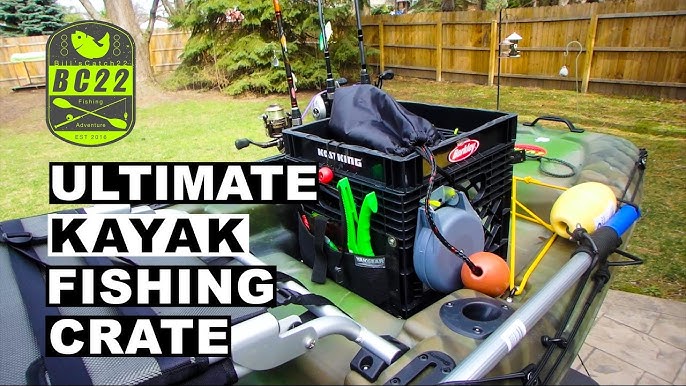 The Ultimate DIY KAYAK CRATE WITH ROD HOLDERS 🎣 