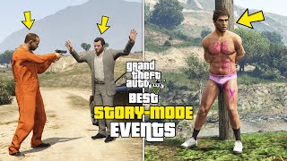 GTA 5  Best Story Mode Events! (TOP 10)