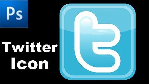 Photoshop Tutorial: Create a Twitter Icon  -HD-