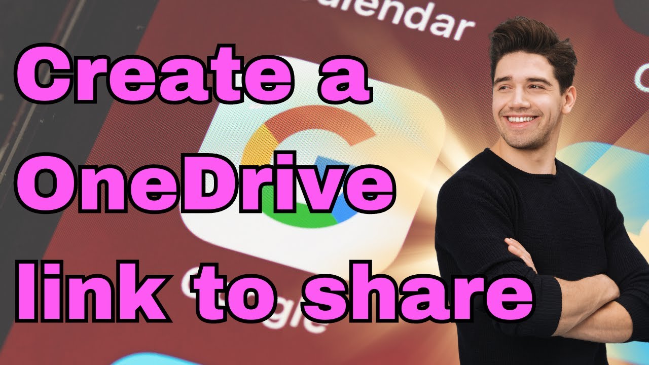 How to create a onedrive link to share - YouTube