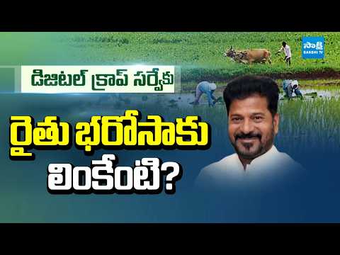 సర్వే పూర్తైతేనే రైతు భరోసా? | Telangana Digital Crop Survey | Crop Enumeration and Rythu Bharosa - SAKSHITV