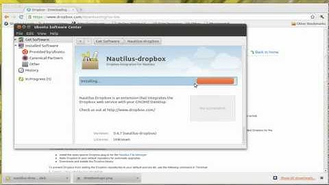 How to install Dropbox in Linux (ubuntu).avi